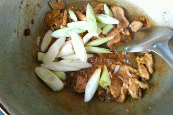 葱爆肉的做法图解8