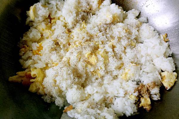 蛤蜊炒饭的做法图解9