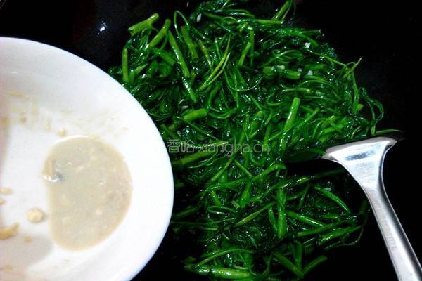 椒丝腐乳空心菜的做法图解6