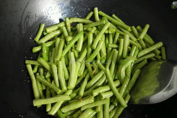 清炒豆角的做法图解4