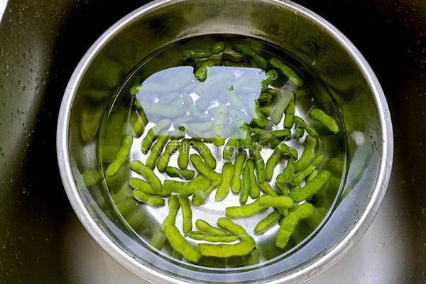 茶香毛豆的做法图解5