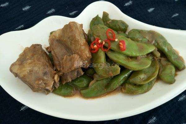 东北排骨炖豆角的做法图解7