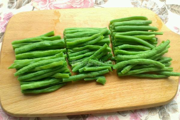 麻汁豆角的做法图解4