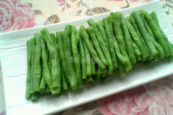 麻汁豆角的做法图解5