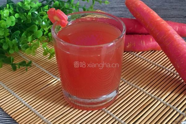 胡萝卜苹果汁的做法图解8