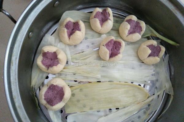 豆渣开花馒头的做法图解8