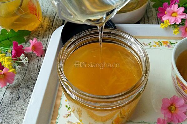 蜂蜜姜茶的做法图解8