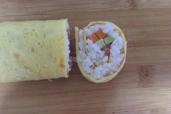 蛋皮寿司的做法图解14