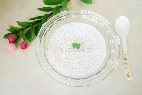 椰奶西米露的做法图解7