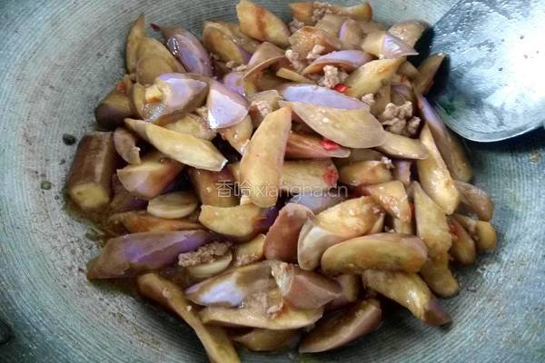 酱爆肉末茄子的做法图解8
