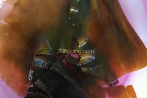 绿豆海带糖水的做法图解1