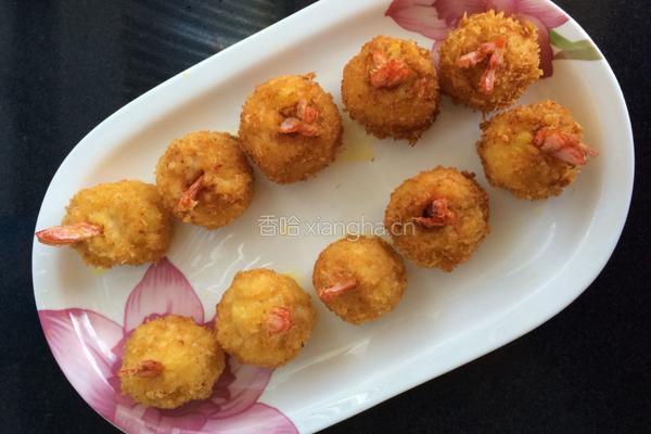 香酥炸虾球的做法图解4