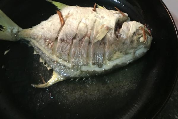 红烧白鲳鱼的做法图解5
