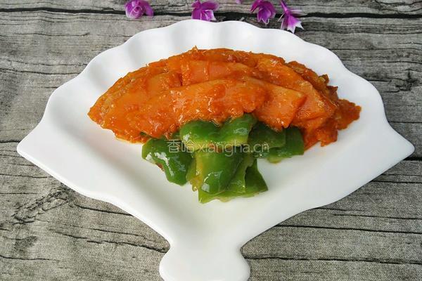 蚝油南瓜的做法图解9