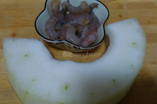 虾仁冬瓜的做法图解1