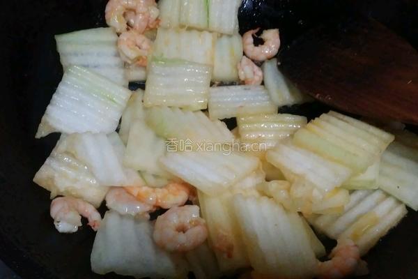 虾仁冬瓜的做法图解5