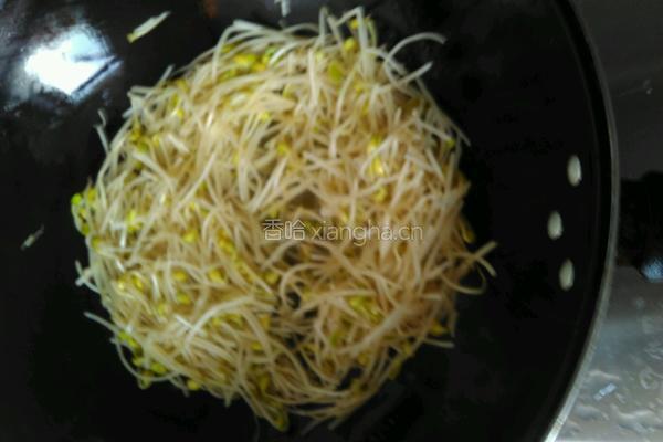 酱爆豆芽百叶的做法图解7
