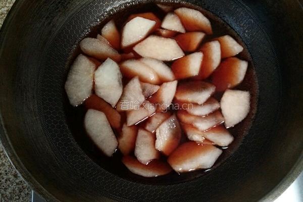 红酒煮梨的做法图解3