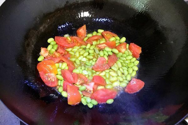 西红柿青豆炒鸡蛋的做法图解7