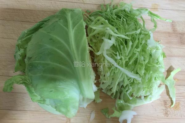 凉拌圆白菜的做法图解3