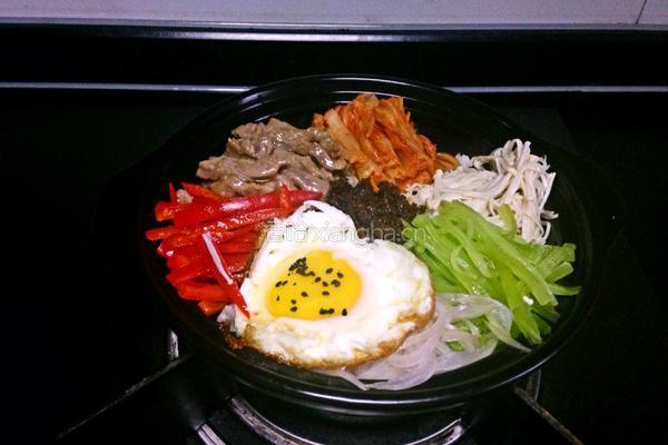 韩式牛肉拌饭的做法图解7