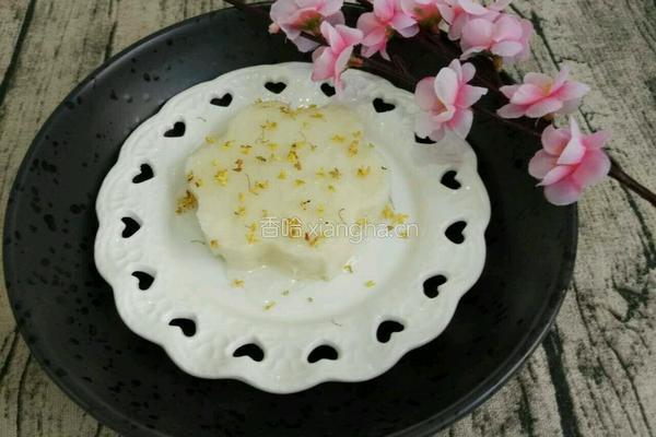 桂花蜂蜜山药糕的做法图解7