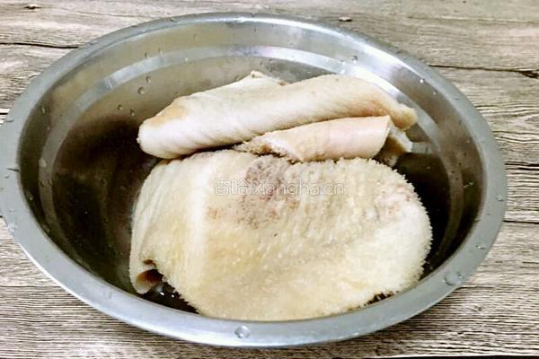 爆炒牛肚的做法图解1