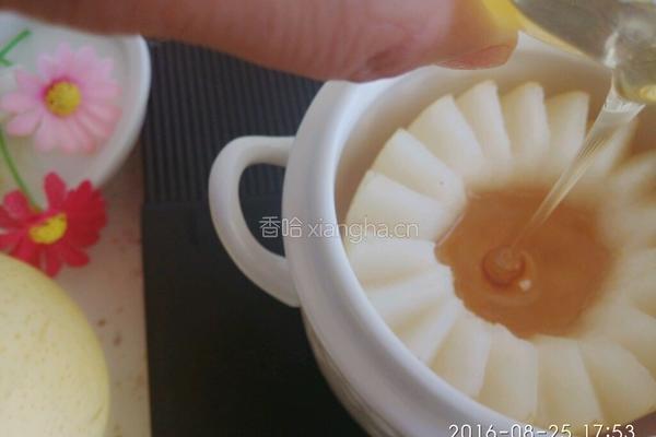 蜂蜜蒸梨的做法图解6