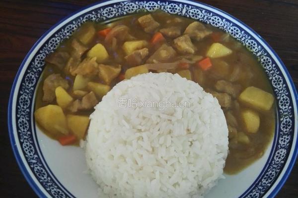 猪肉咖喱饭