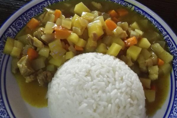 猪肉咖喱饭的做法图解10