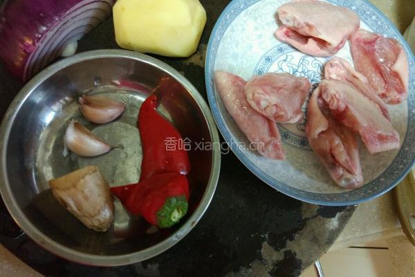 土豆鸡翅的做法图解1