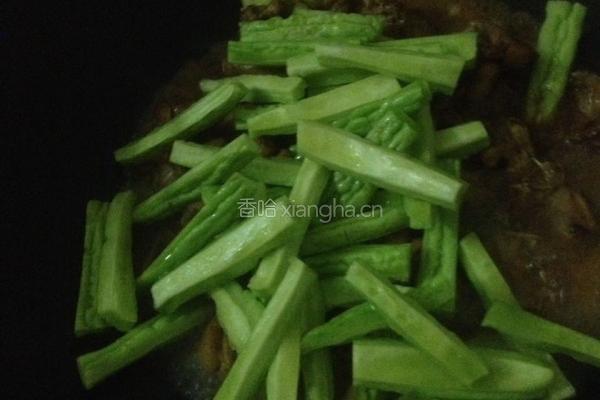 苦瓜烧鸭子的做法图解7