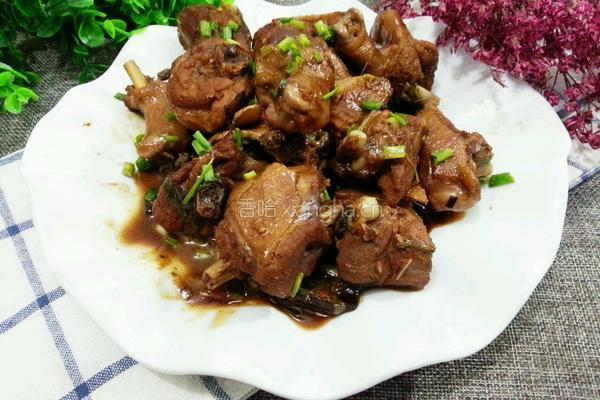 葱烧鸭腿