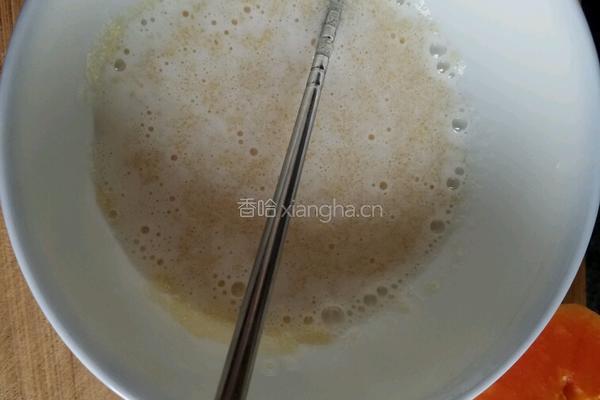 木瓜牛奶冻的做法图解4