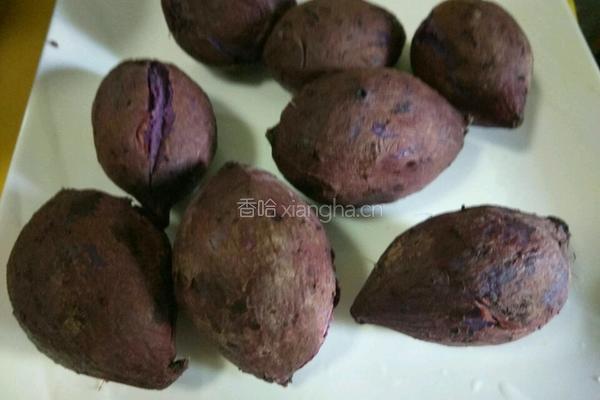 紫薯丸的做法图解1