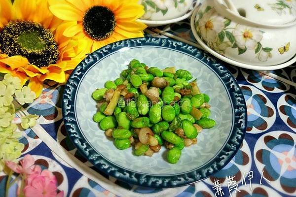 鸡烧毛豆的做法图解5