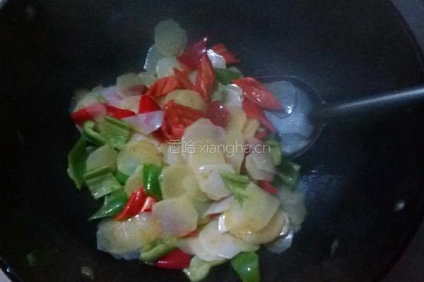 尖椒土豆片的做法图解6