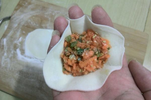 胡萝卜素馅水饺的做法图解10