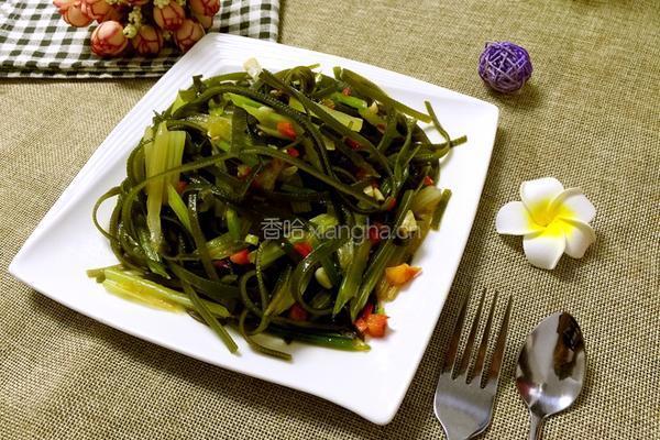 凉拌芹菜海带的做法图解10