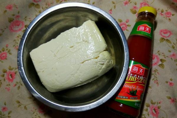茄汁豆腐的做法图解1