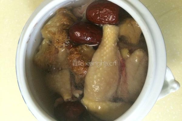 猴头菇炖鸡的做法图解9