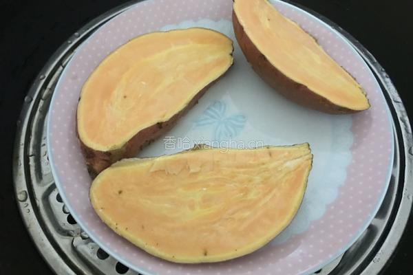 红薯糯米饼的做法图解2