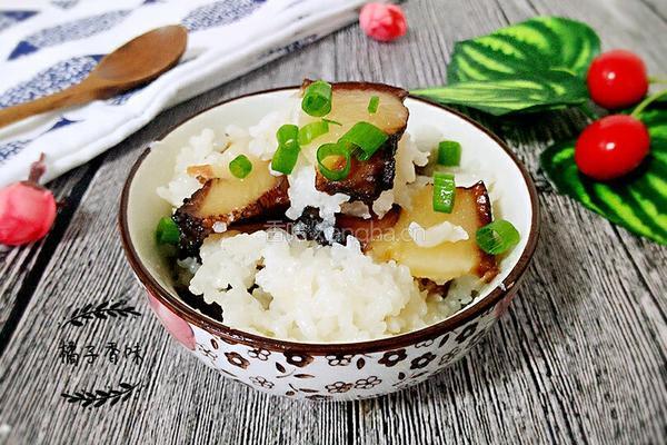 腊肉蒸糯米饭的做法图解7