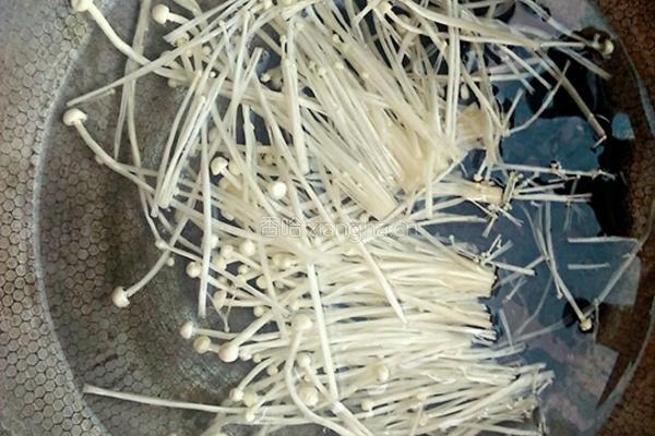 金针菇火龙果的做法图解2