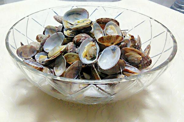炒花蛤的做法图解7
