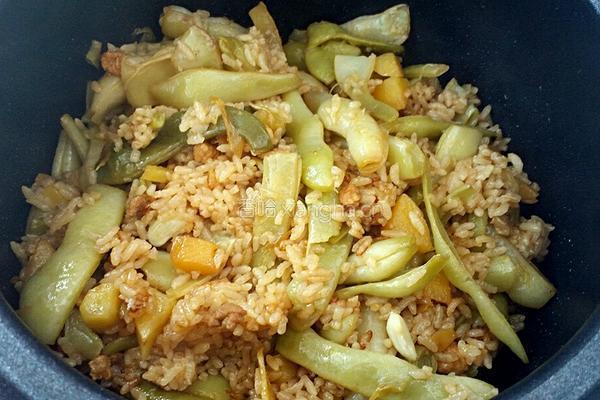 豆角焖饭的做法图解10