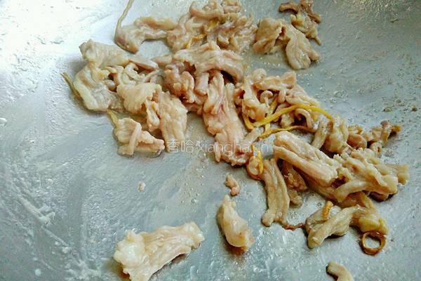 尖椒炒牛肉的做法图解4