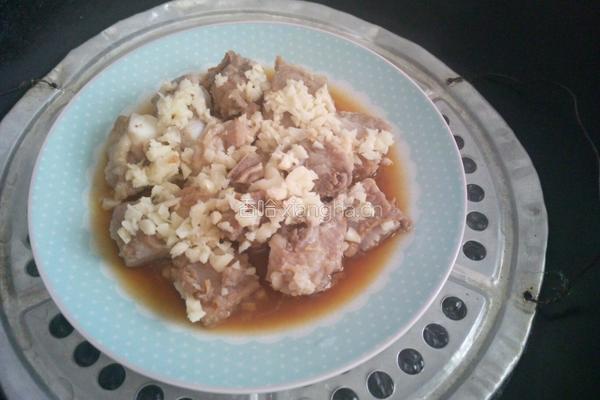 蒜蓉蒸排骨的做法图解8