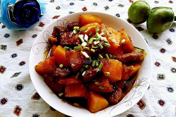 红薯烧肉的做法图解10