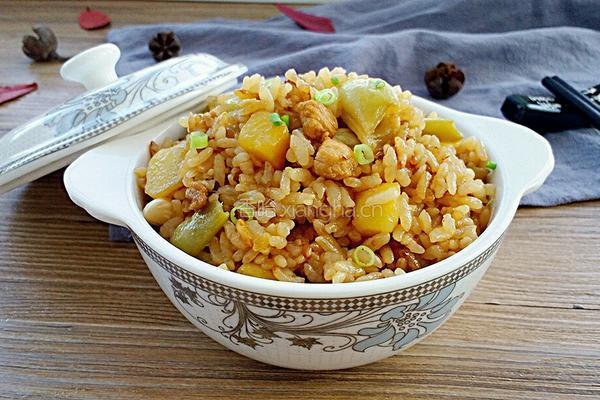 豆角焖饭的做法图解11